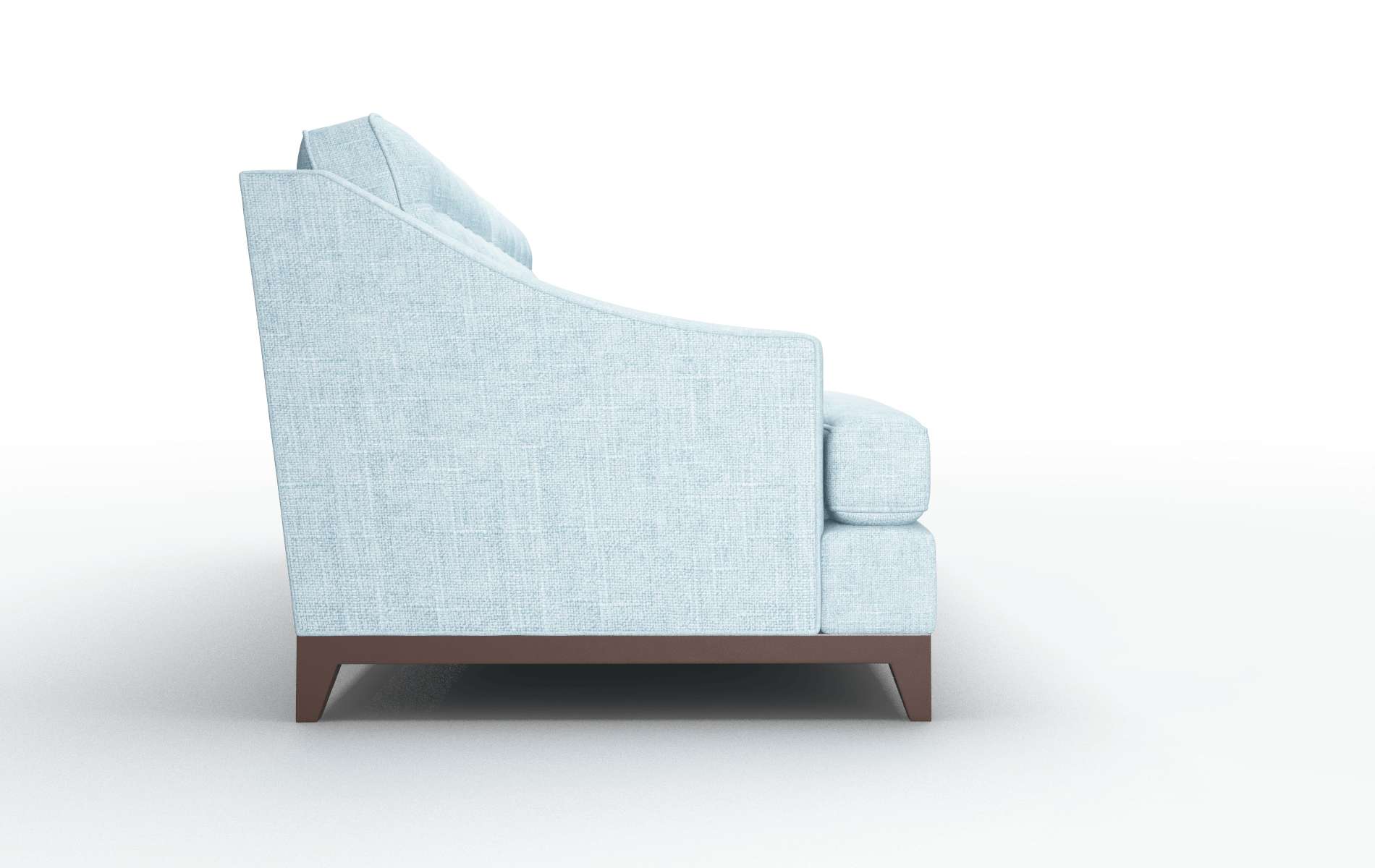 Geneva Atlas Turquoise Sofa espresso legs 3