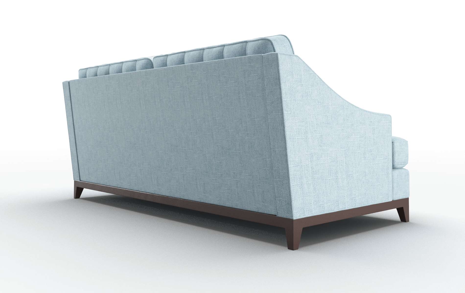 Geneva Atlas Turquoise Sofa espresso legs 5
