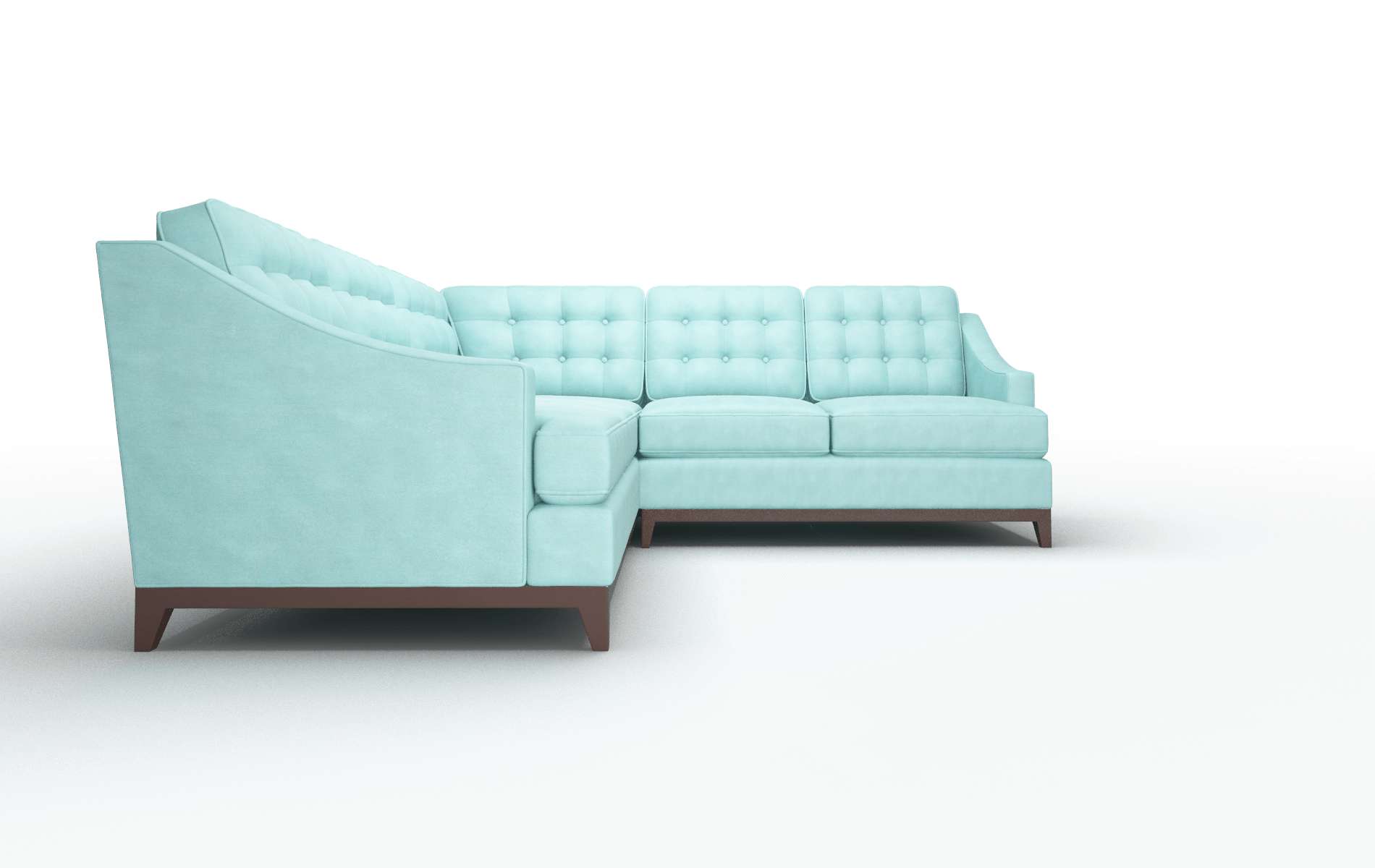 Geneva Avalon_hp Aqua Sectional espresso legs 2