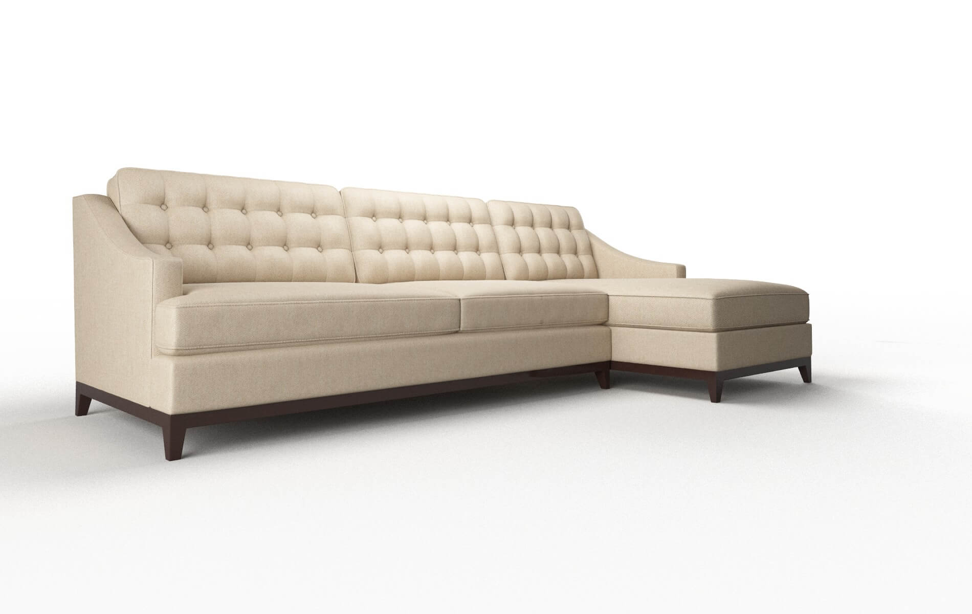 Geneva Avenger Burlap Panel espresso legs 2