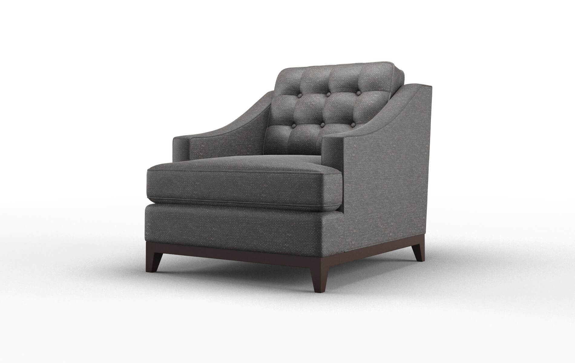 Geneva Avenger Denim Chair espresso legs 4