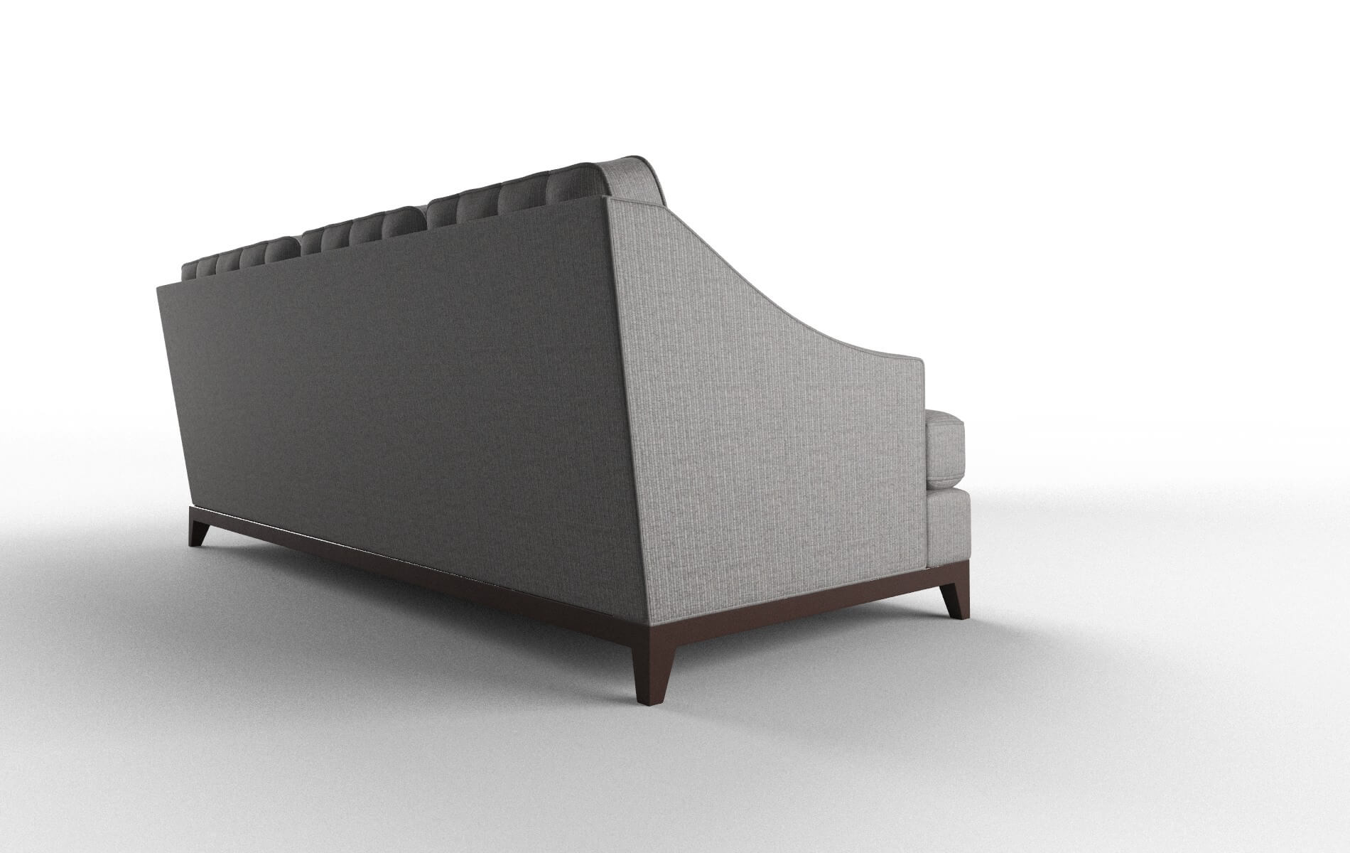 Geneva Avenger Zinc Sectional espresso legs 3