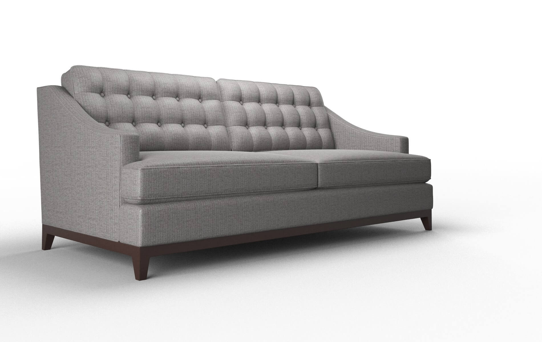 Geneva Avenger Zinc Sofa espresso legs 2
