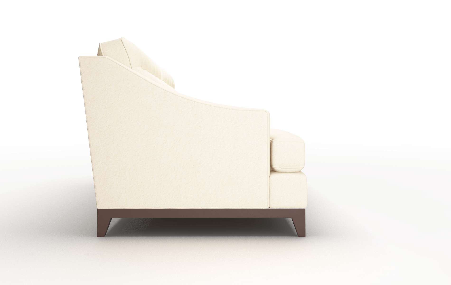 Geneva Bella Buckwheat Sofa espresso legs 3