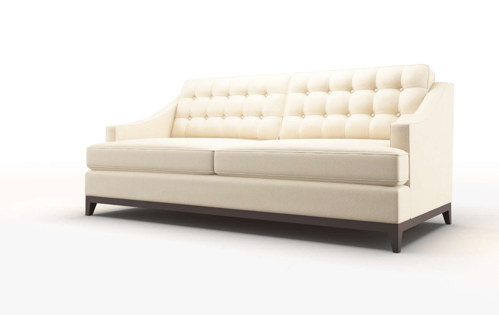 Geneva Bella Buckwheat Sofa espresso legs 4