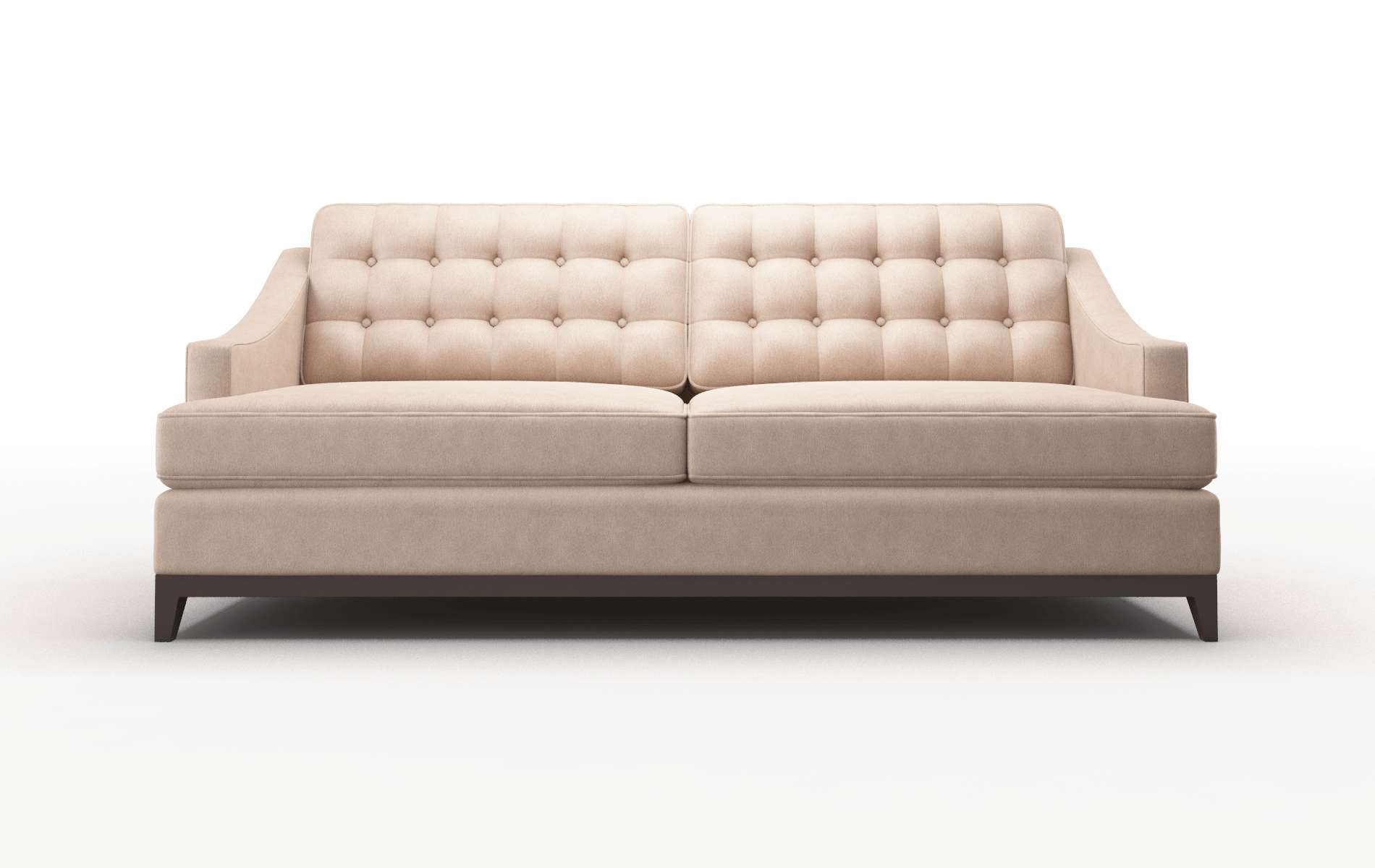 Geneva Bella Cocoa Sofa espresso legs 1