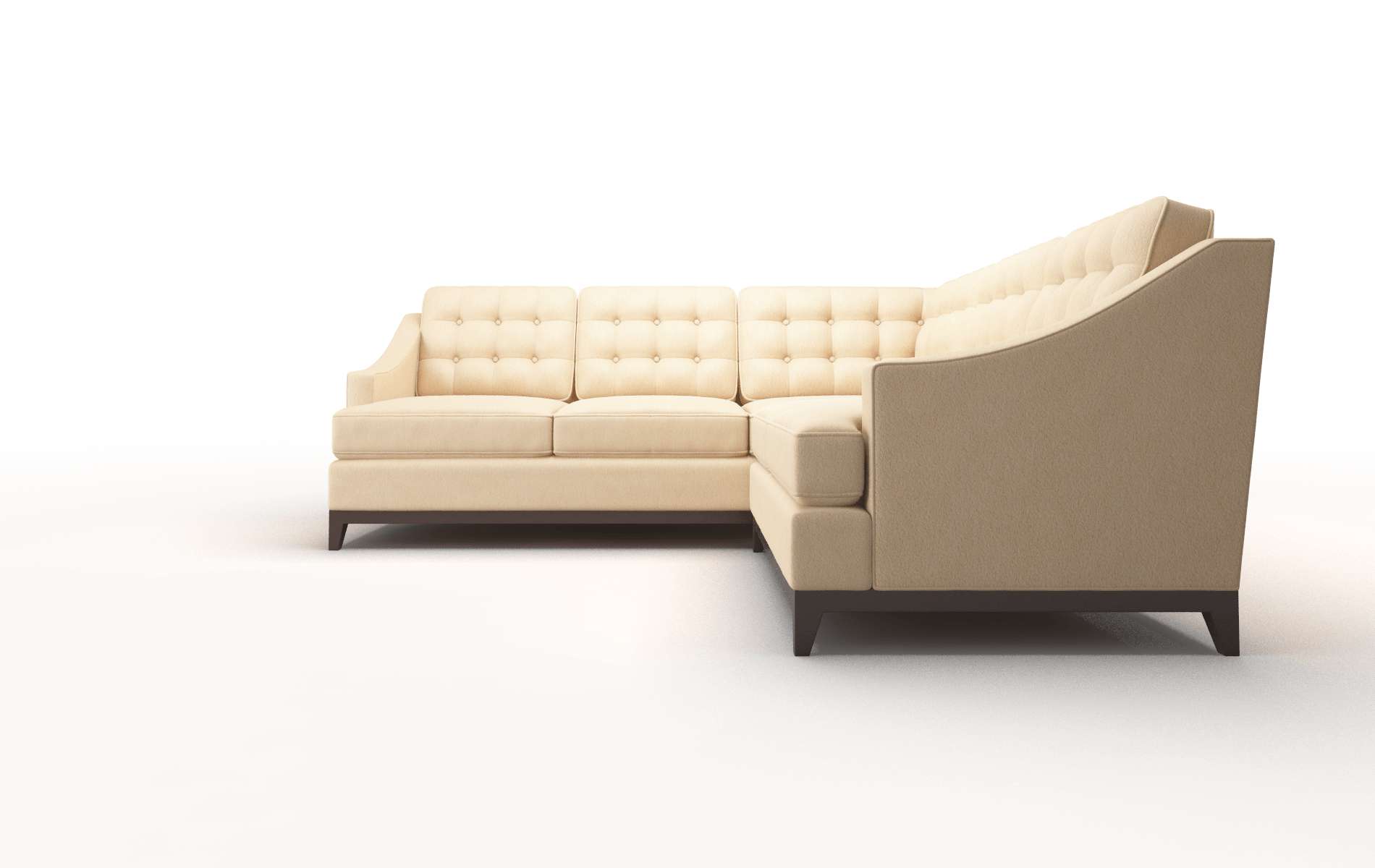 Geneva Bella Coffee Sectional espresso legs 5