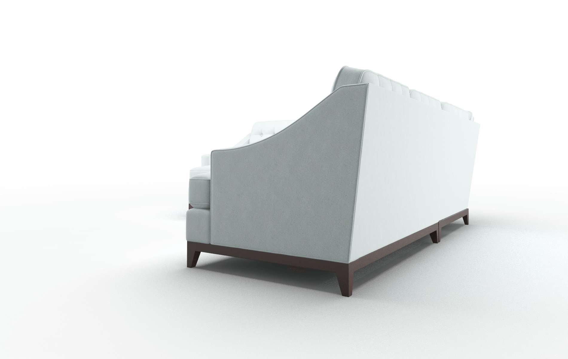 Geneva Bella Skylight Sectional espresso legs 4
