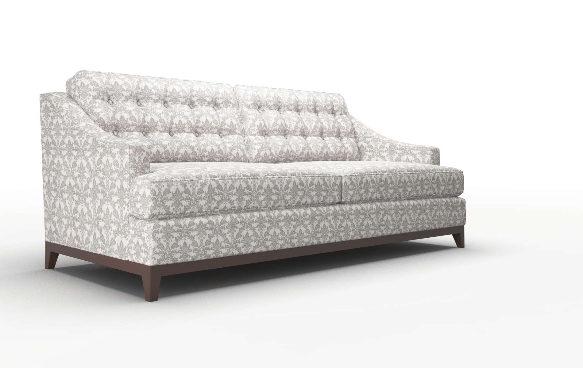 Geneva Bergamo Dove Sofa espresso legs 2
