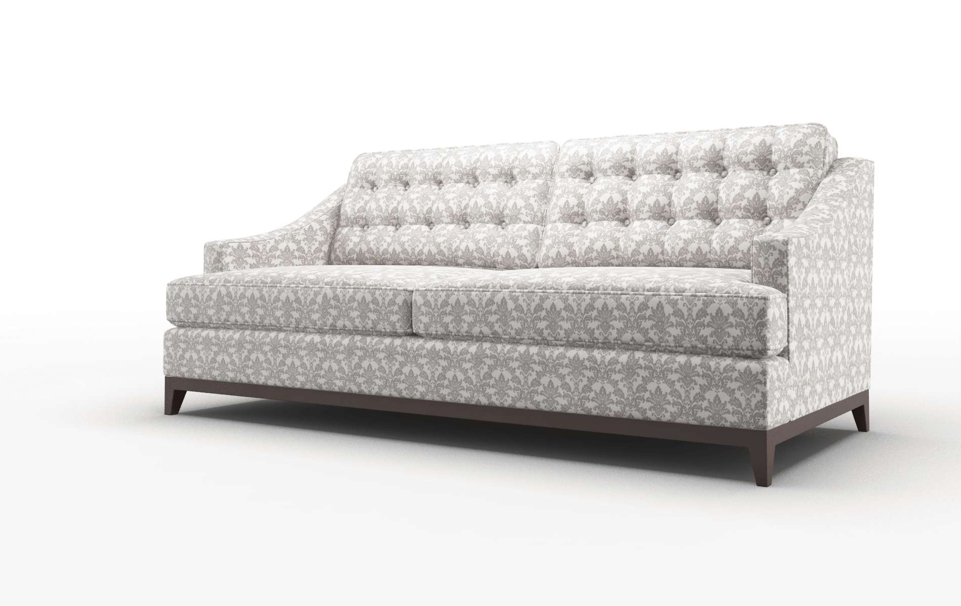 Geneva Bergamo Dove Sofa espresso legs 4