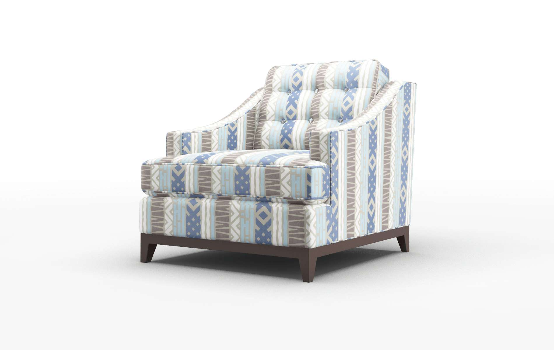Geneva Bodhi Indigo Chair espresso legs 4