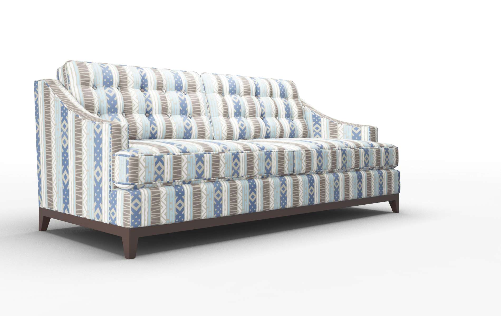 Geneva Bodhi Indigo Sofa espresso legs 2