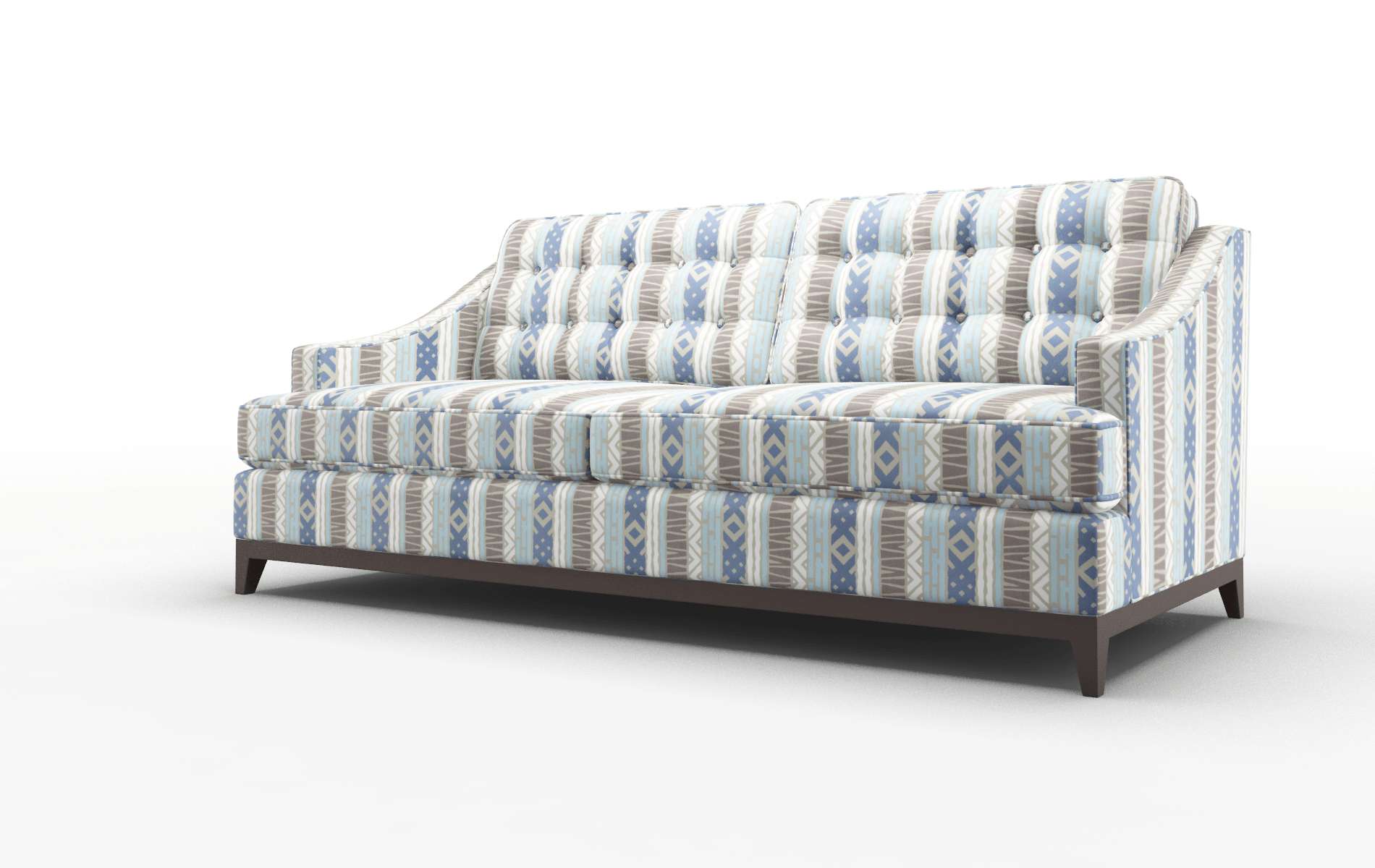 Geneva Bodhi Indigo Sofa espresso legs 4