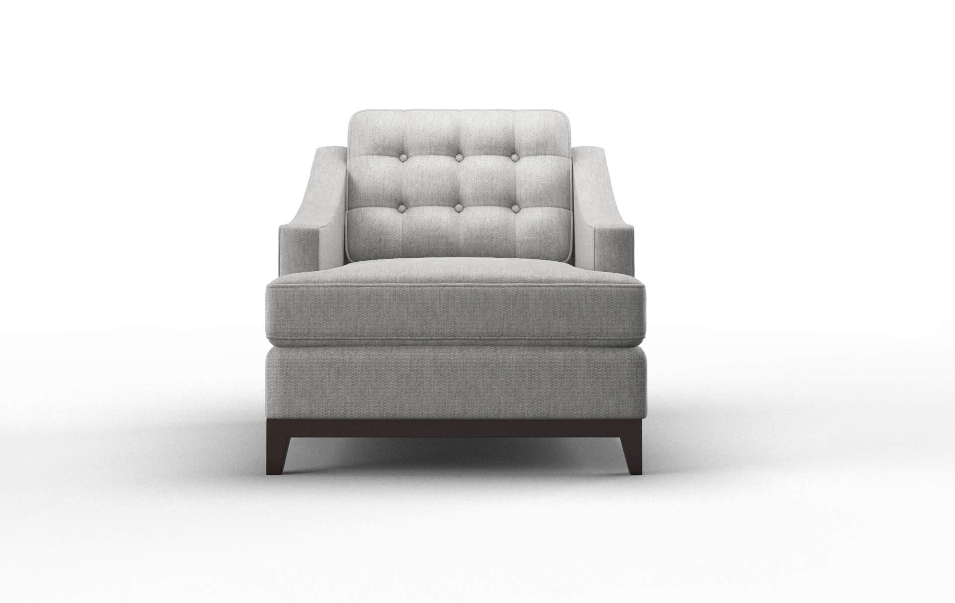 Geneva Bungalow Graphite Chair espresso legs 1