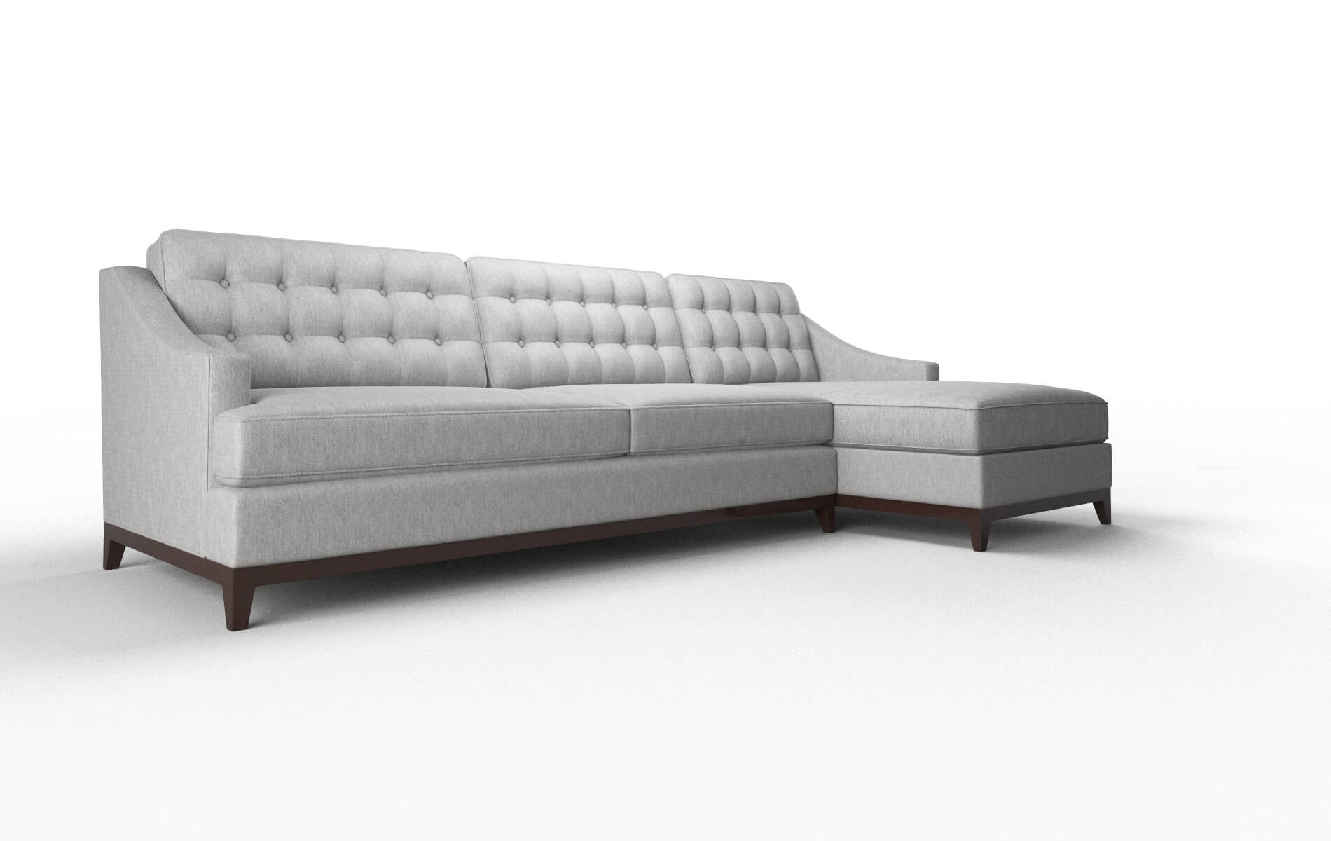 Geneva Bungalow Graphite Panel espresso legs 2