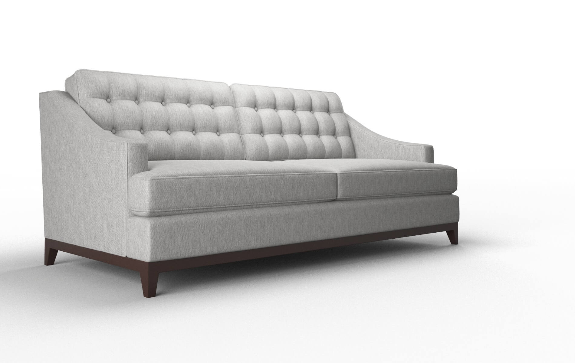 Geneva Bungalow Graphite Sofa espresso legs 2