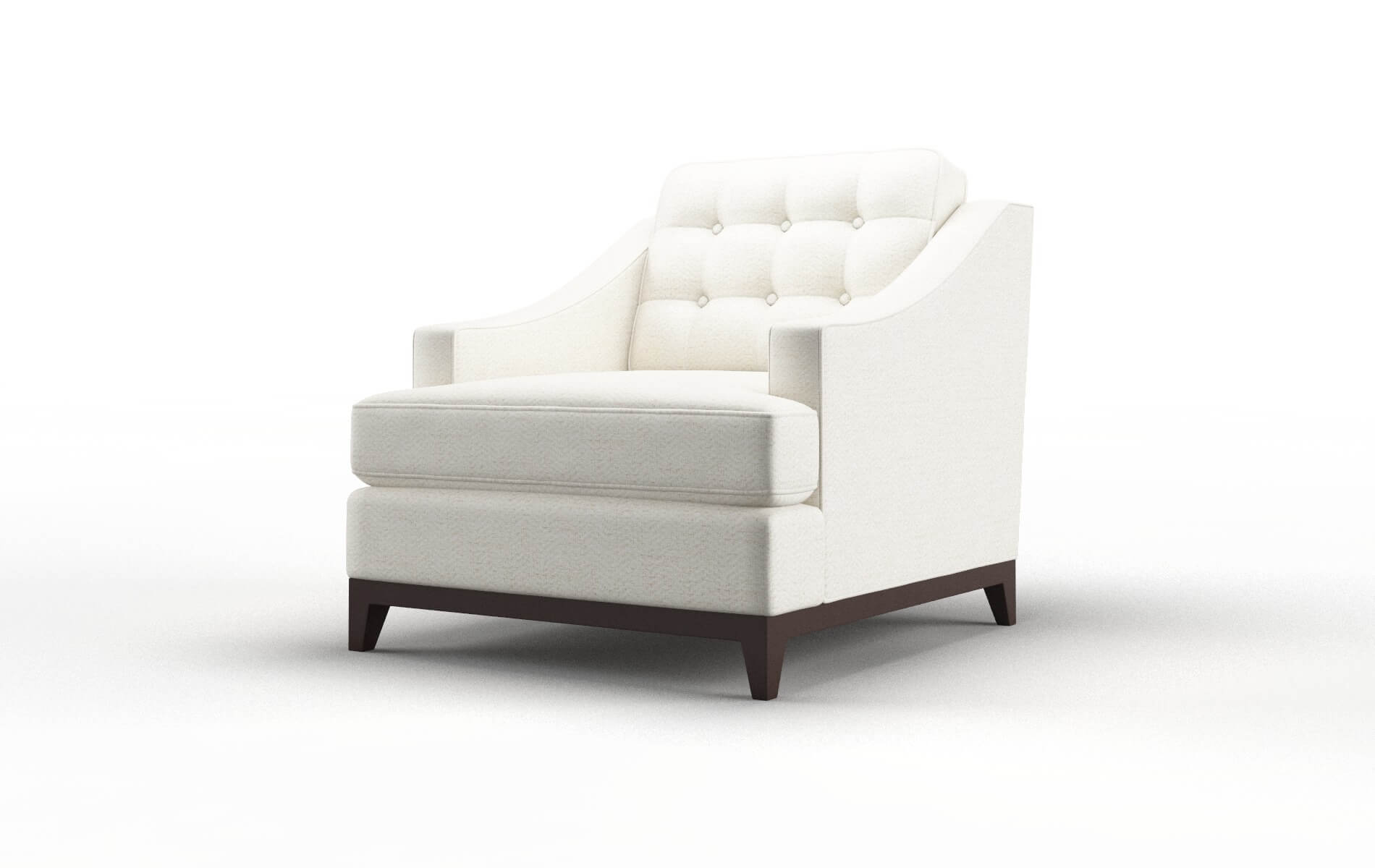 Geneva Catalina Ivory Chair espresso legs 4