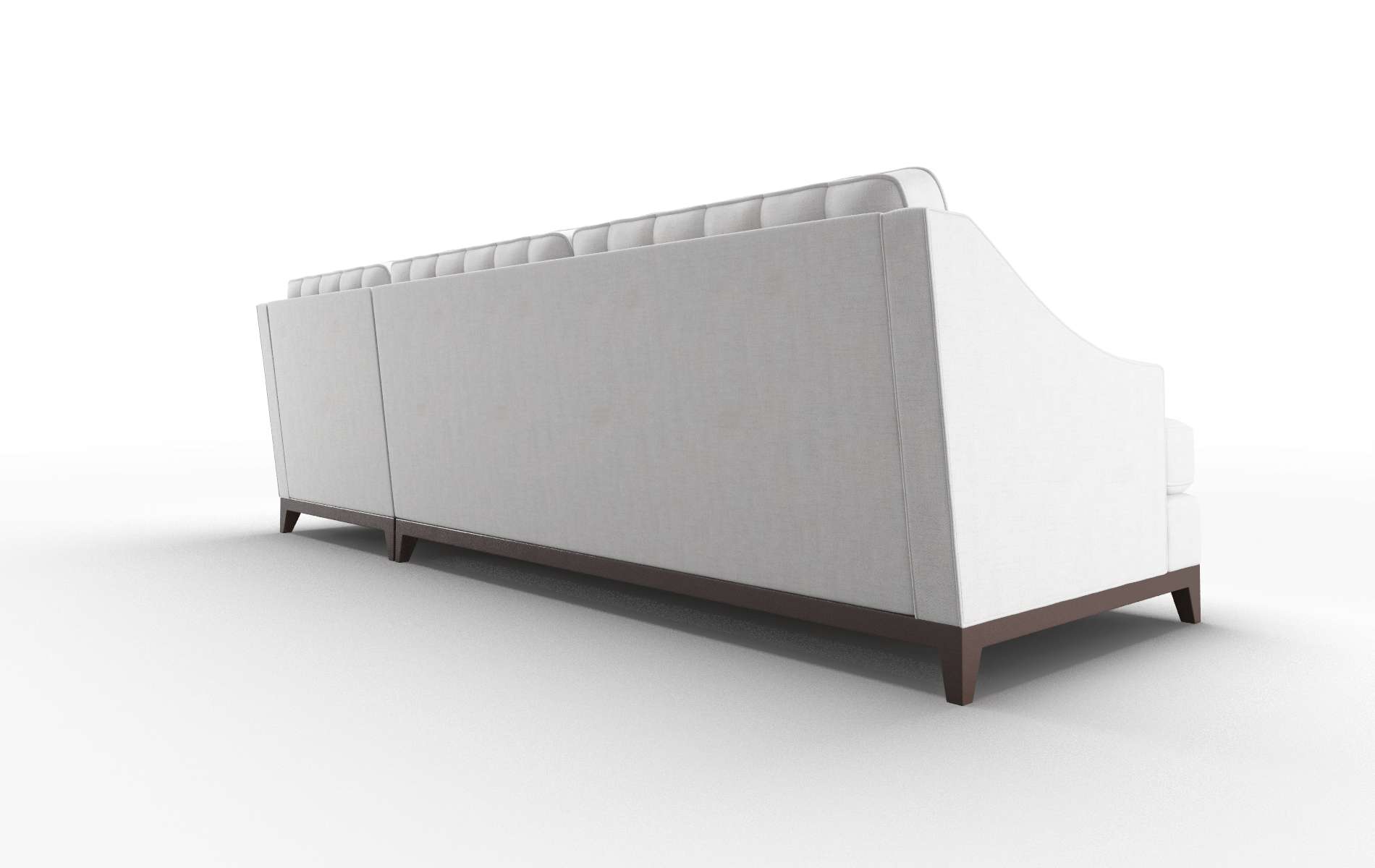 Geneva Catalina Ivory Panel espresso legs 5