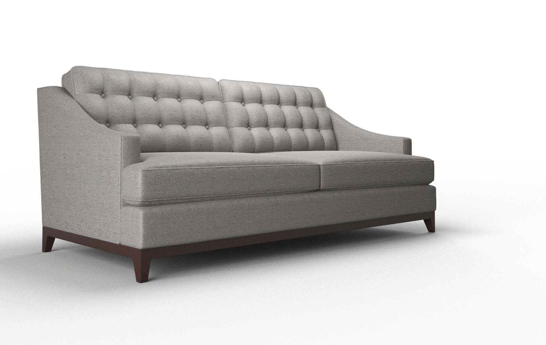 Geneva Catalina Steel Sofa espresso legs 2