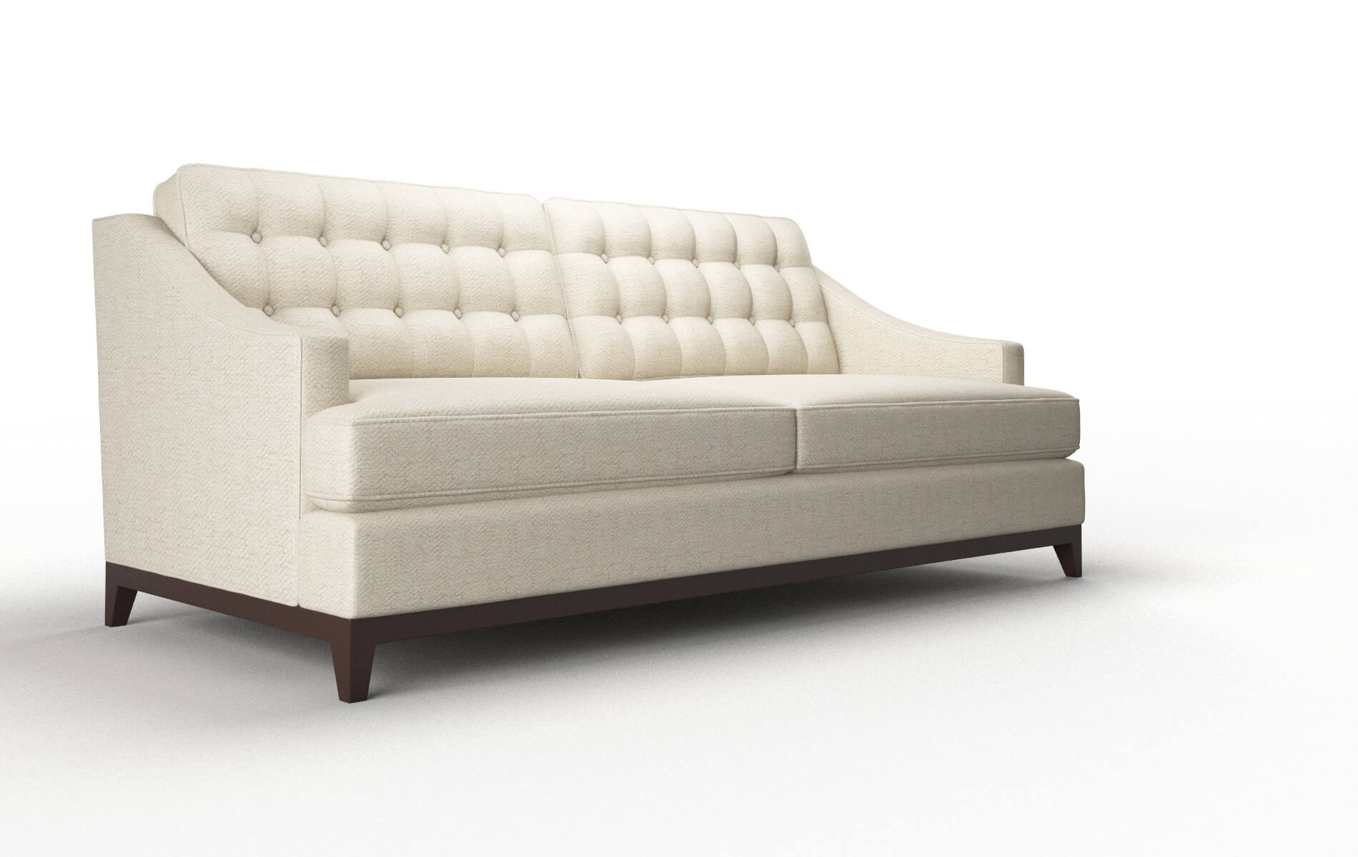 Geneva Catalina Wheat Sofa espresso legs 2
