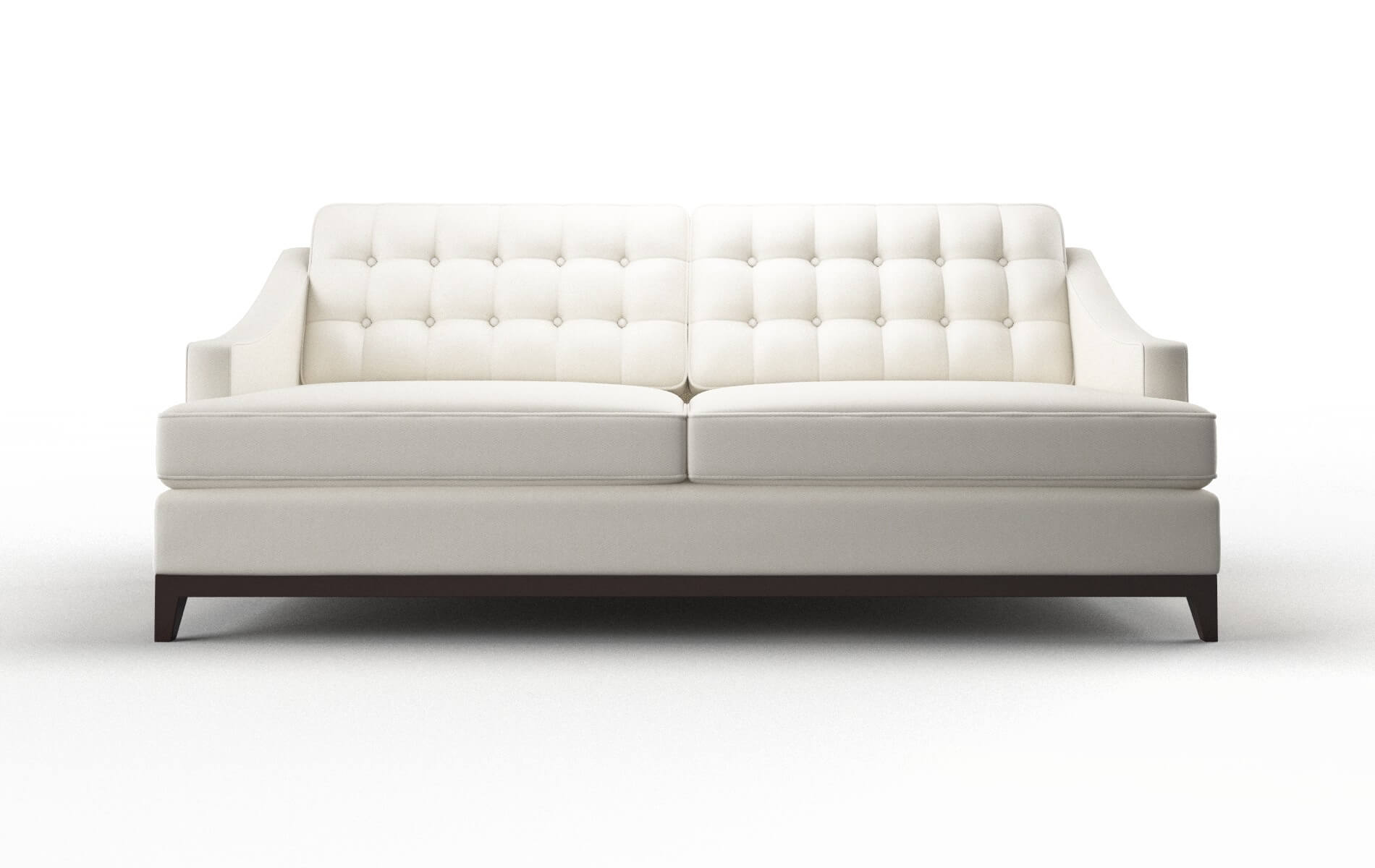 Geneva Chance Bone Sofa espresso legs 1