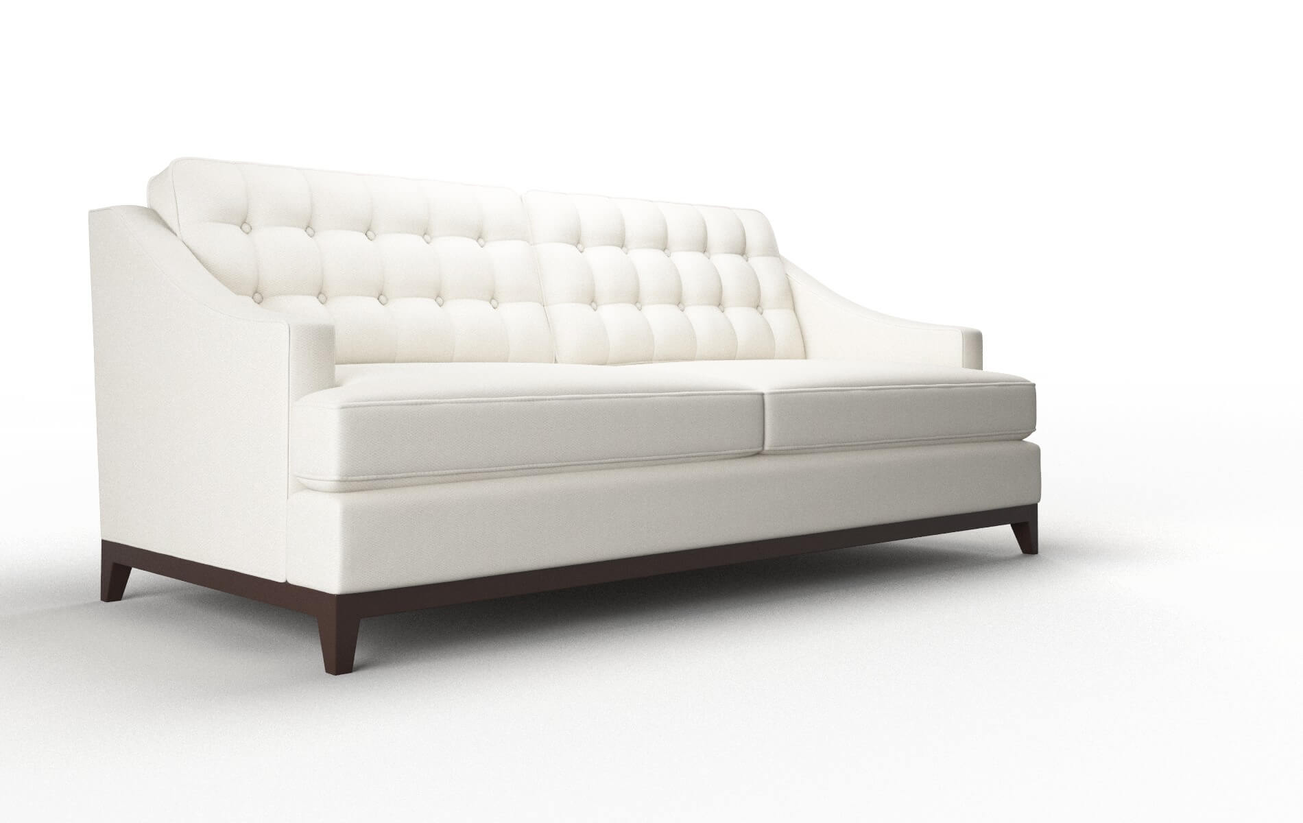 Geneva Chance Bone Sofa espresso legs 2