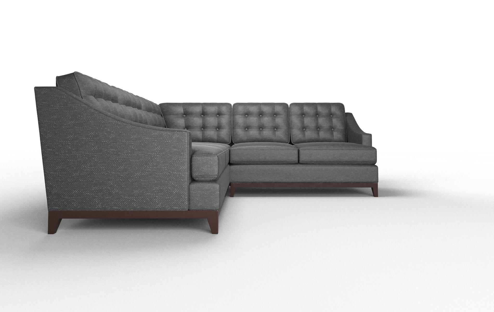 Geneva Chance Denim Sectional espresso legs 2