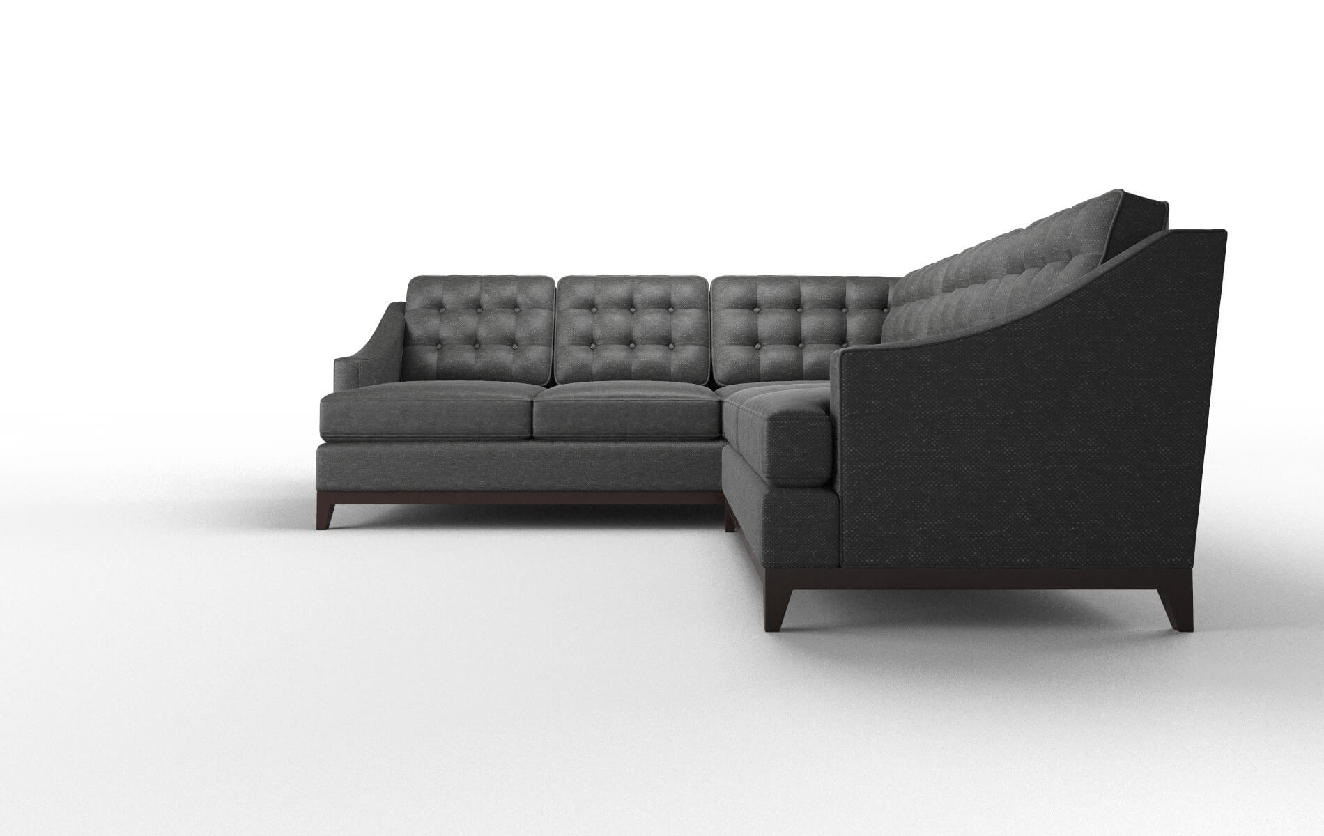 Geneva Chance Denim Sectional espresso legs 5