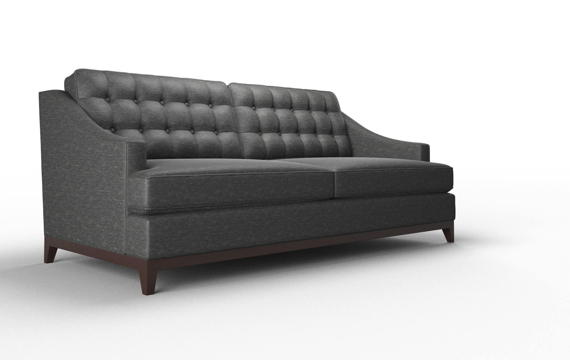 Geneva Chance Denim Sofa espresso legs 2