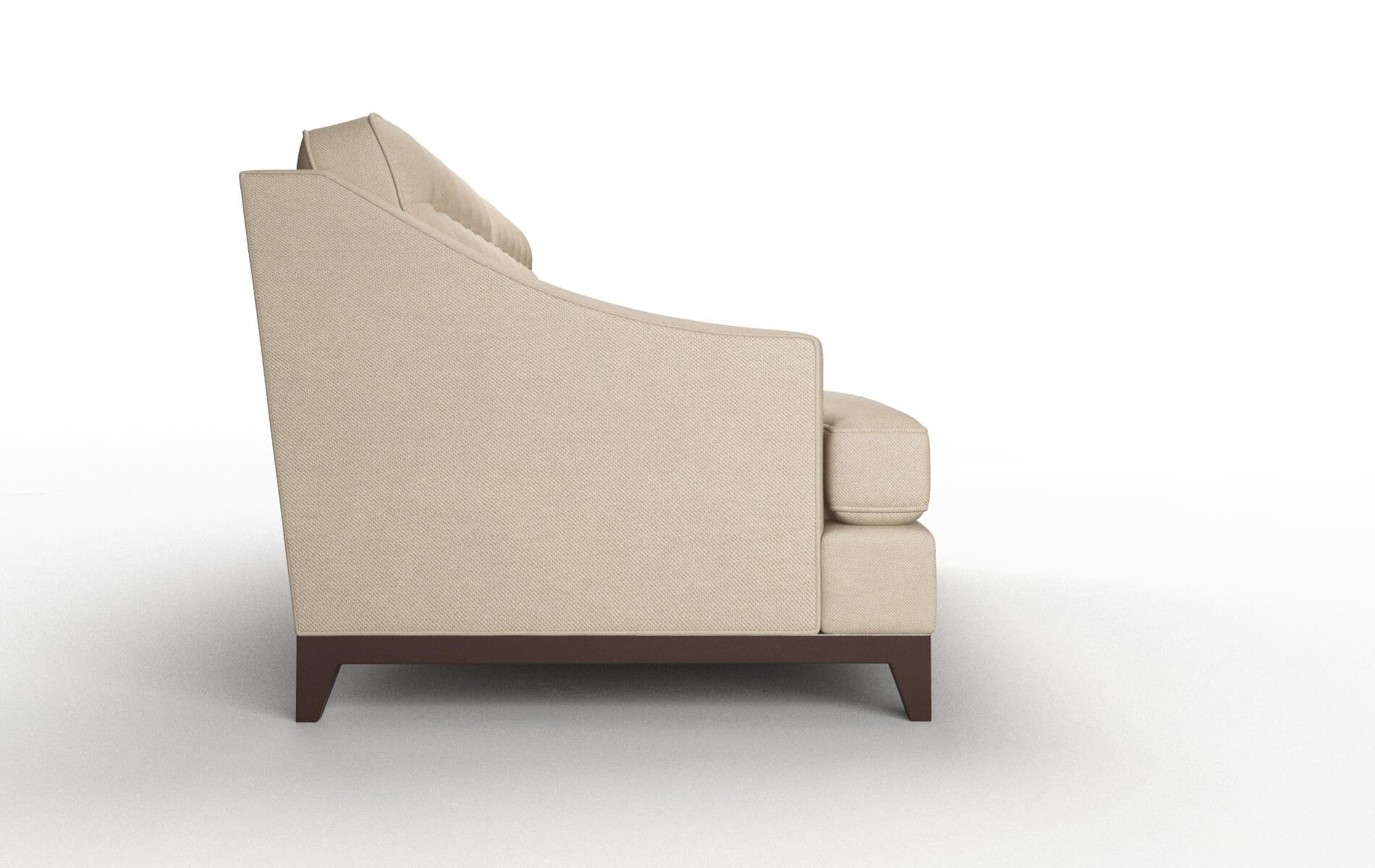 Geneva Chance Platinum Sofa espresso legs 3