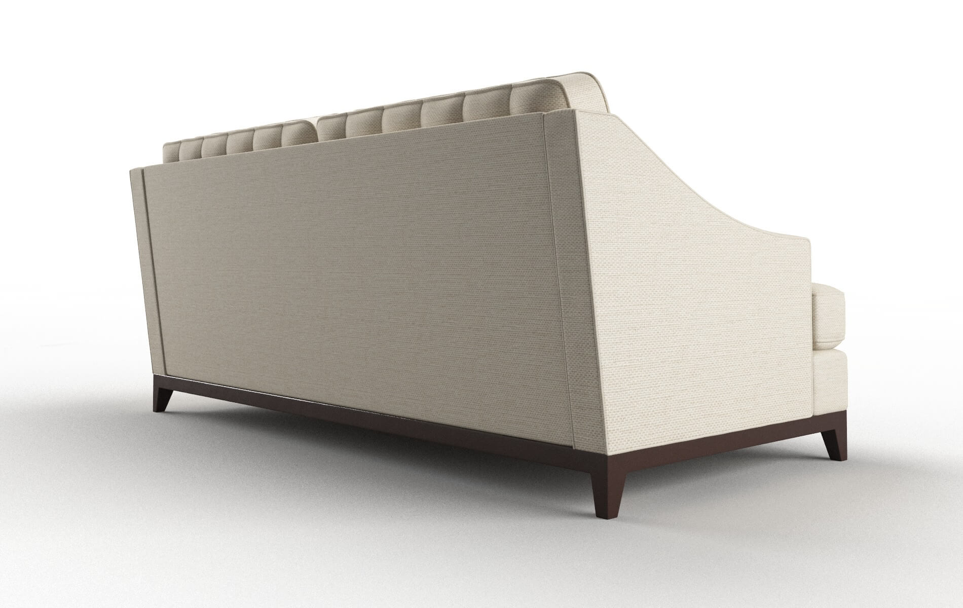 Geneva Chance Sand Sofa espresso legs 4