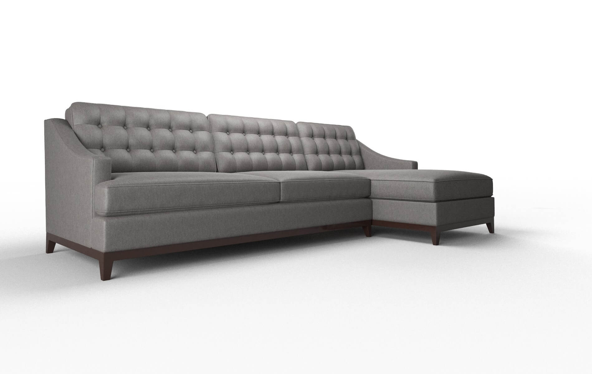 Geneva Cosmo Charcoal Panel espresso legs 2