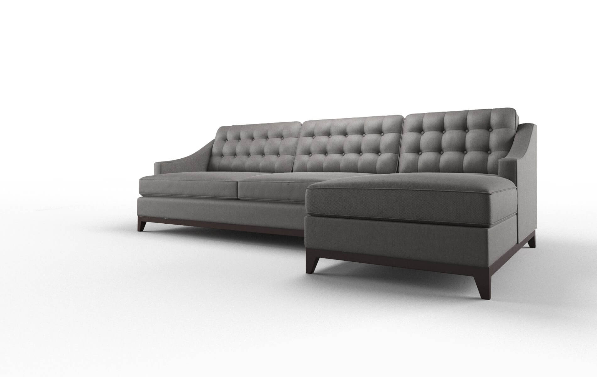 Geneva Cosmo Charcoal Panel espresso legs 4