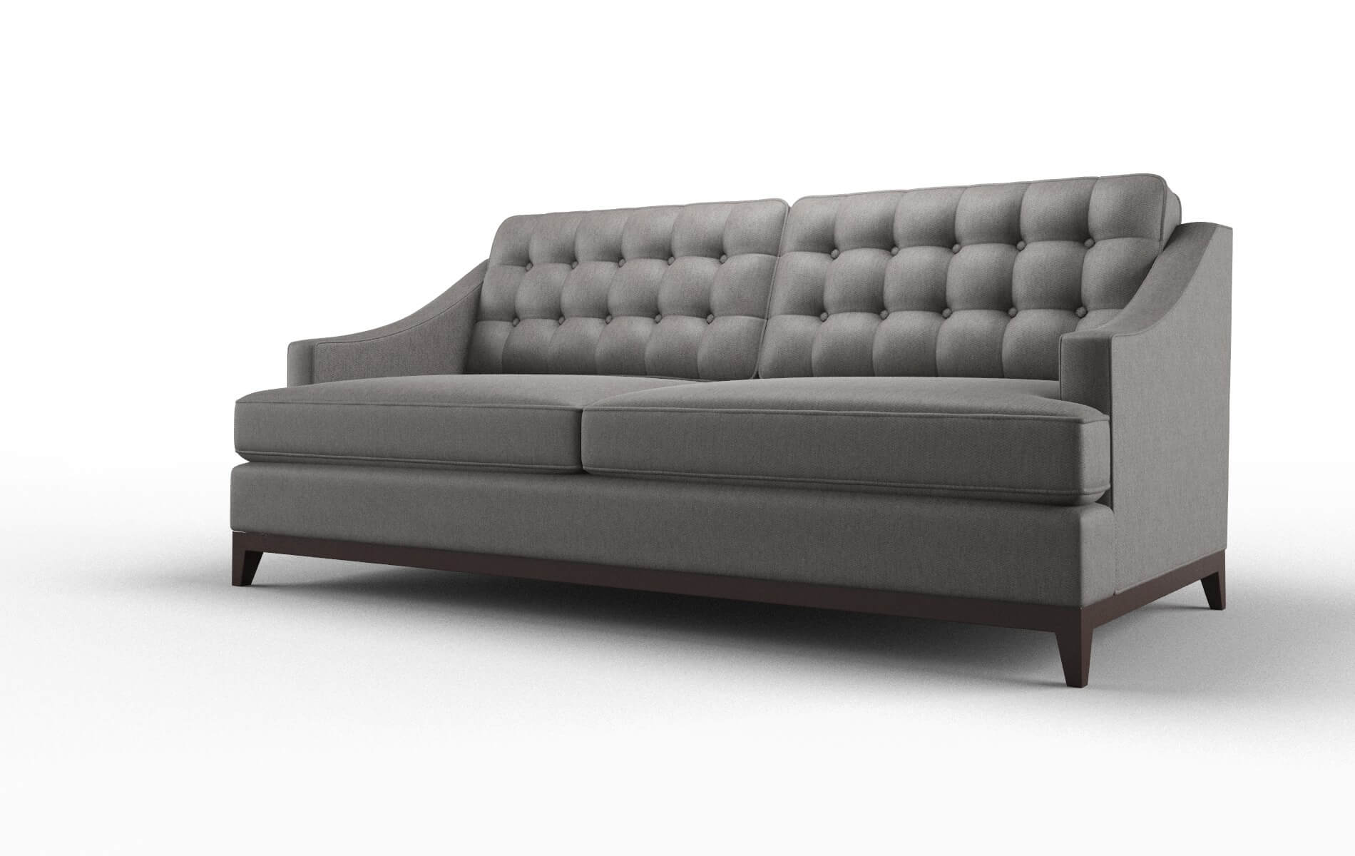 Geneva Cosmo Charcoal Sofa espresso legs 5