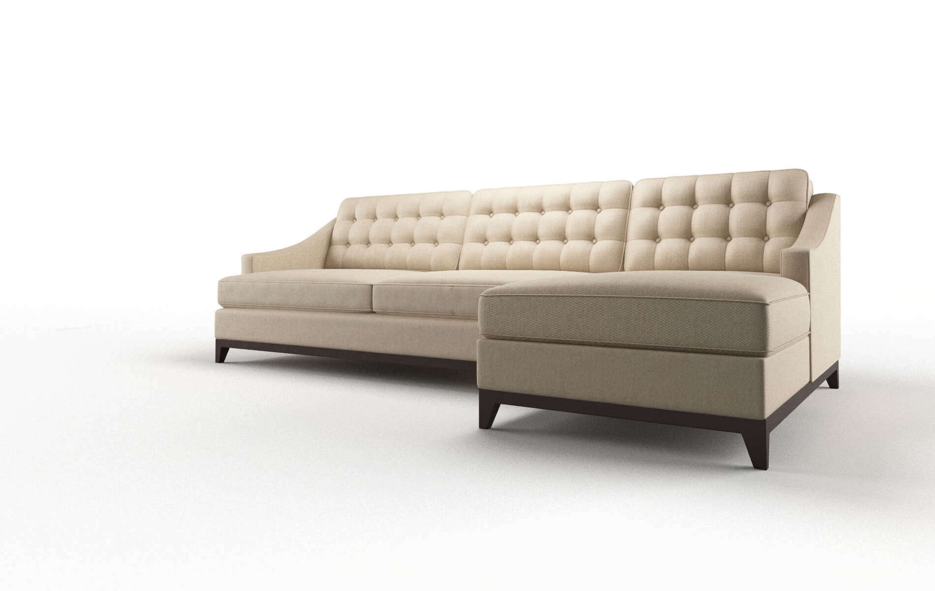 Geneva Cosmo Fawn Panel espresso legs 4