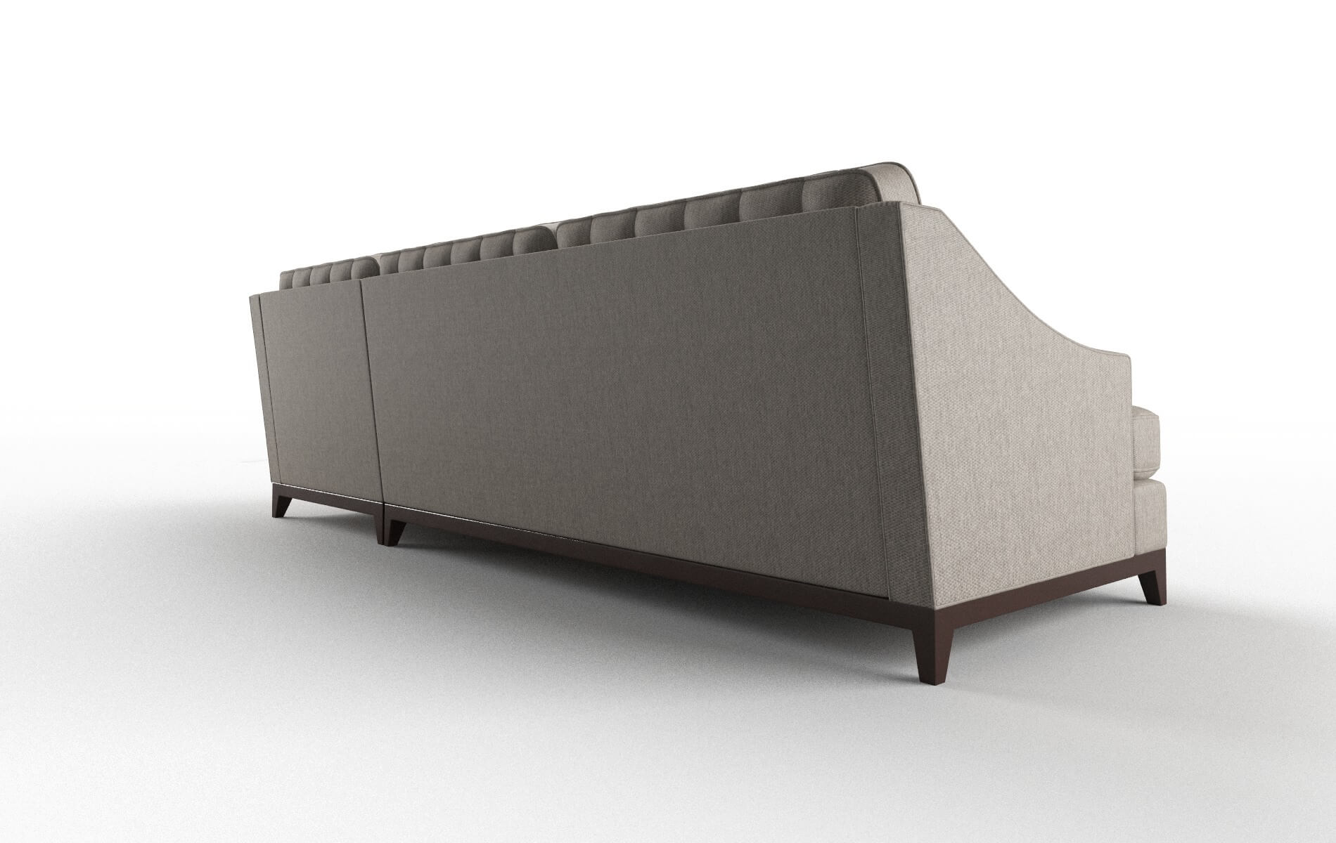 Geneva Cosmo Taupe Panel espresso legs 5