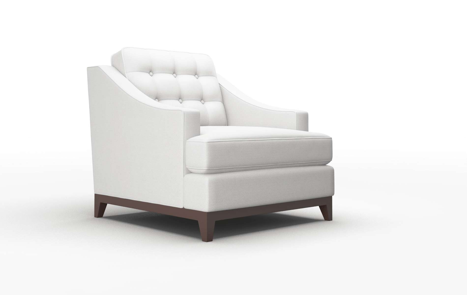 Geneva Dawson Platinum Chair espresso legs 2