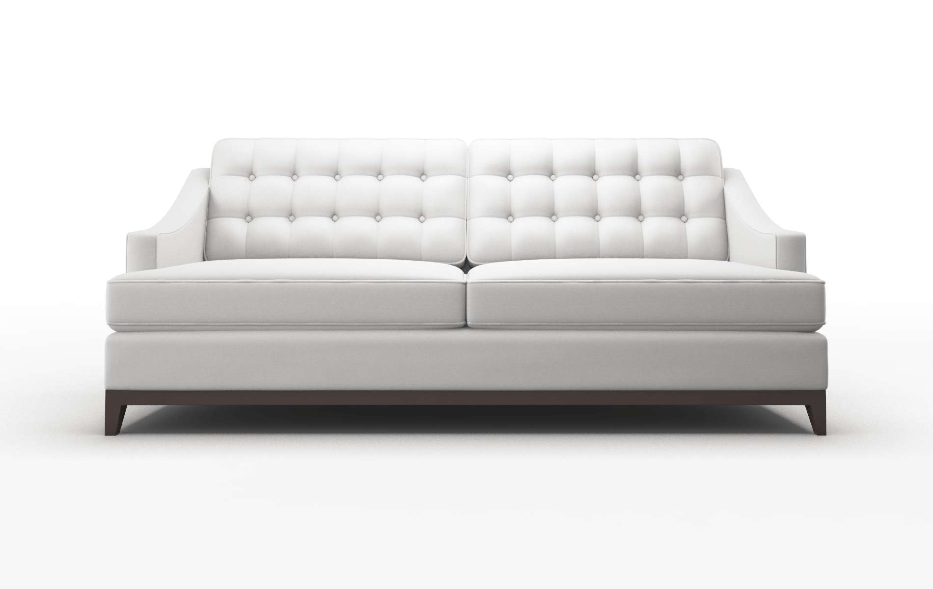 Geneva Dawson Platinum Sofa espresso legs 1