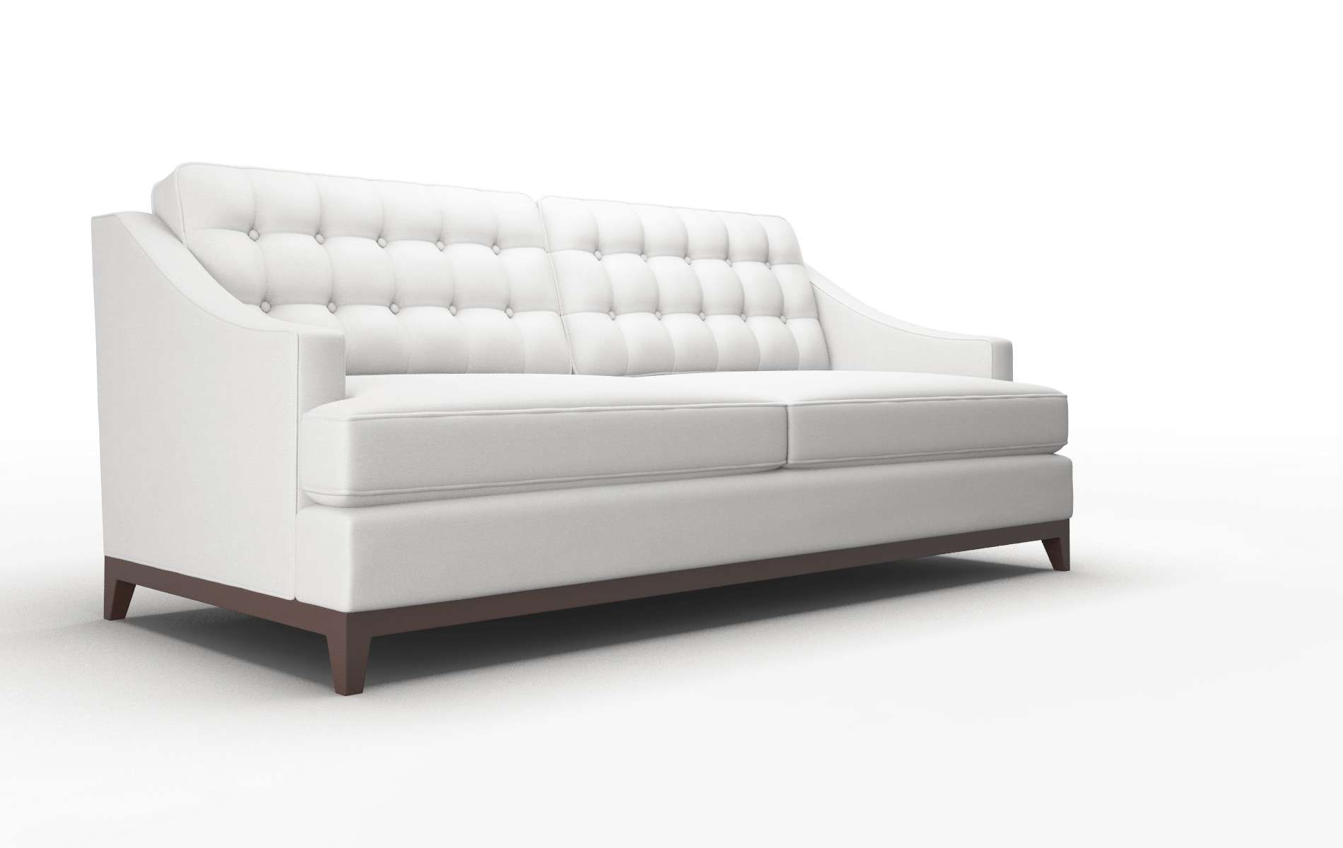 Geneva Dawson Platinum Sofa espresso legs 2