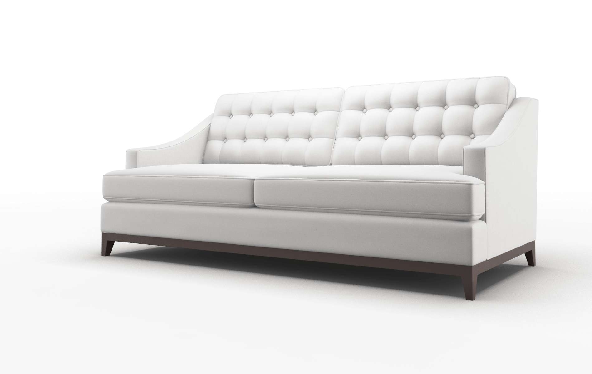 Geneva Dawson Platinum Sofa espresso legs 4