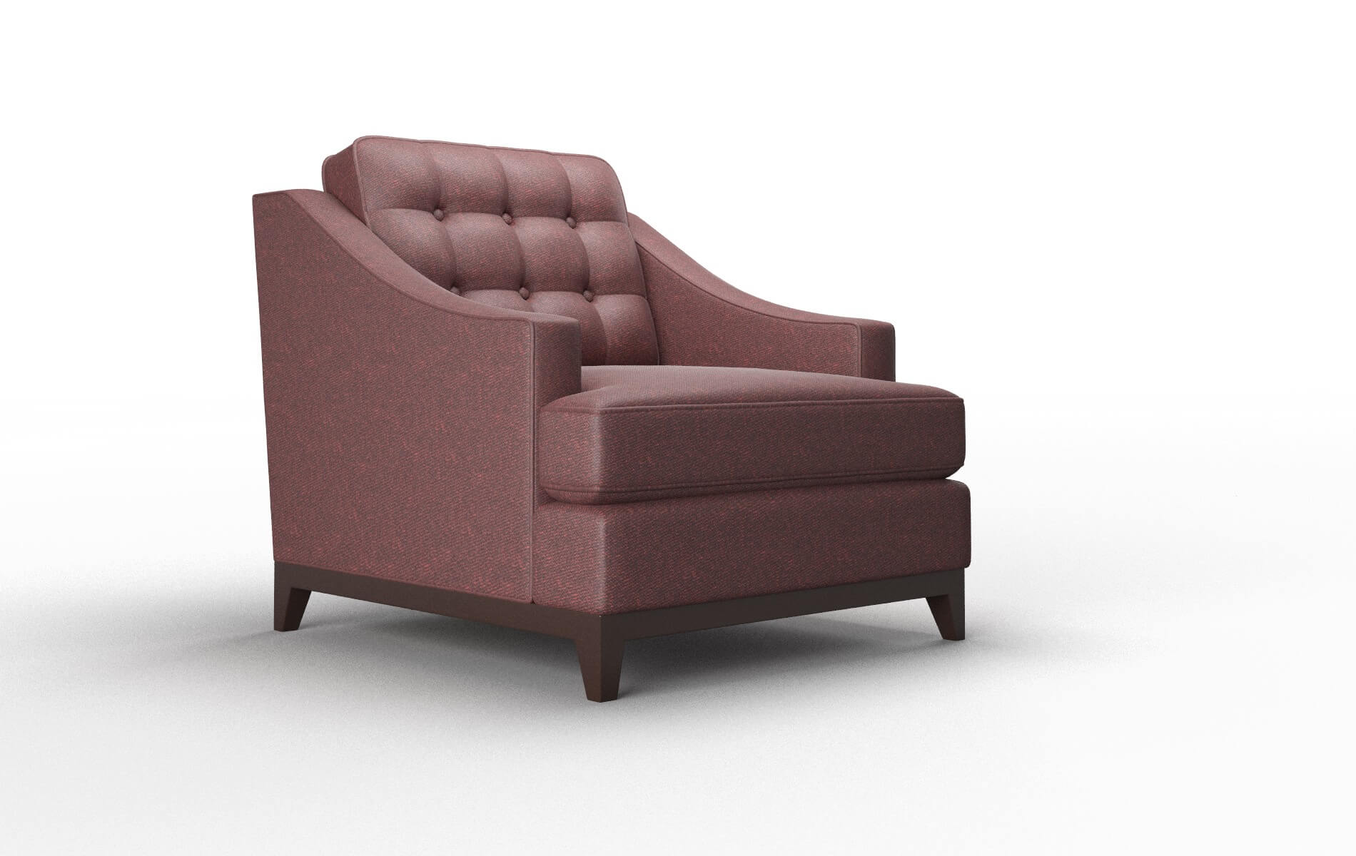 Geneva Derby Berry Chair espresso legs 2