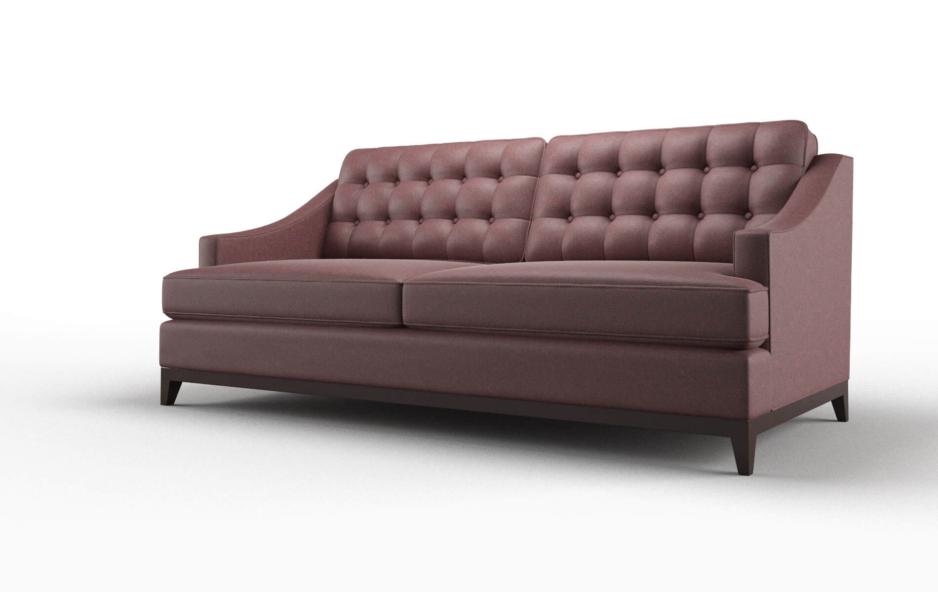 Geneva Derby Berry Sofa espresso legs 5