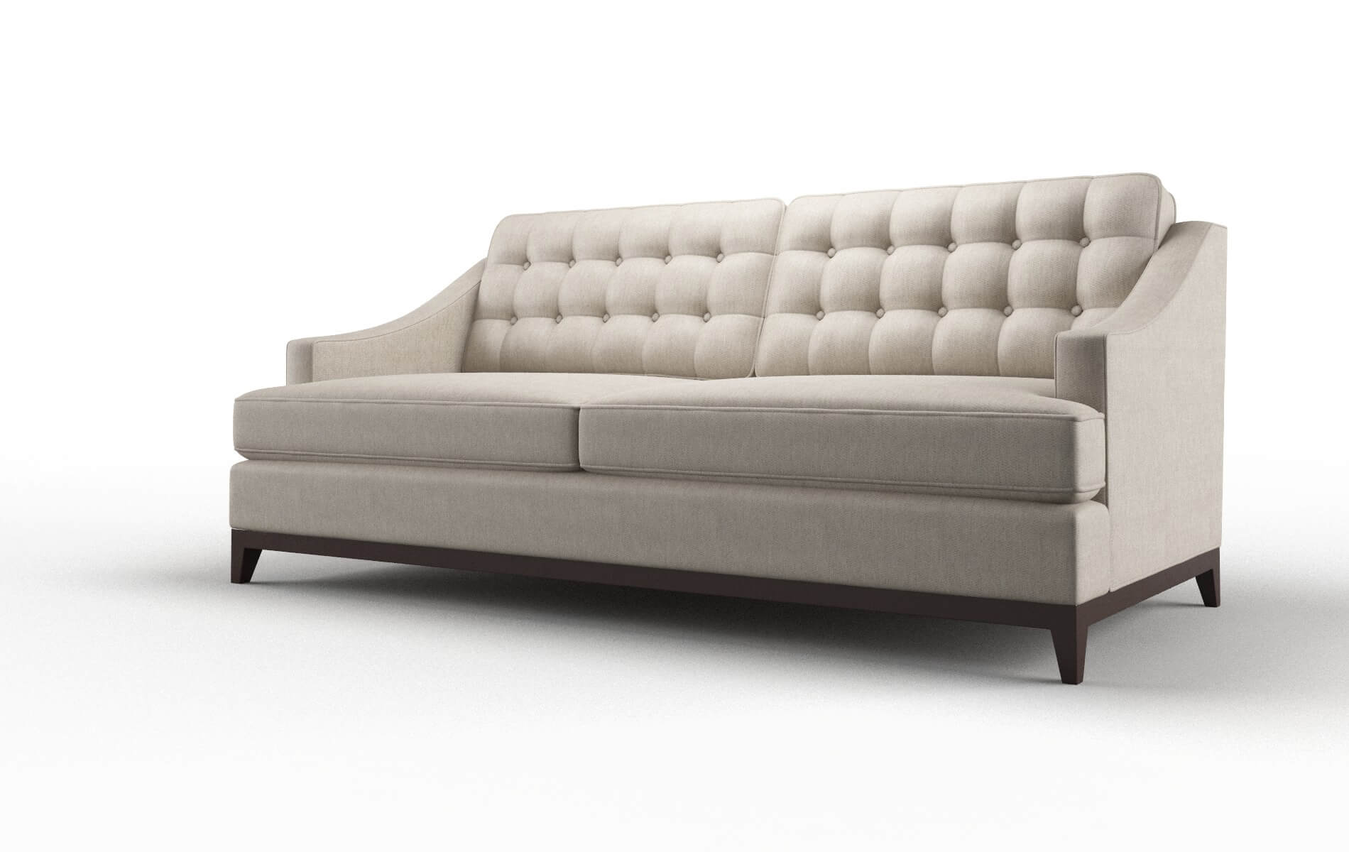 Geneva Derby Linen Sofa espresso legs 5