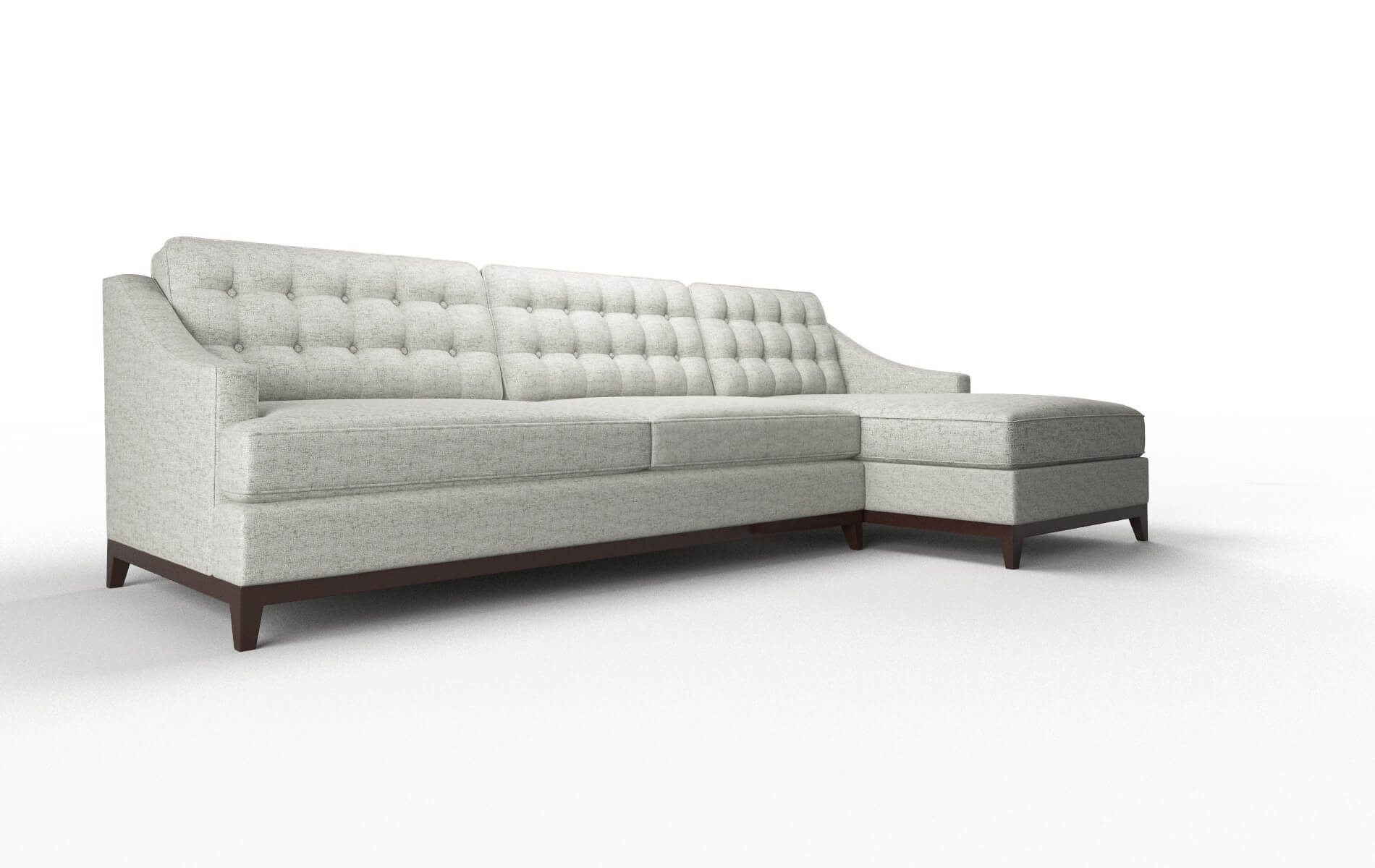 Geneva Derby Silver Panel espresso legs 2