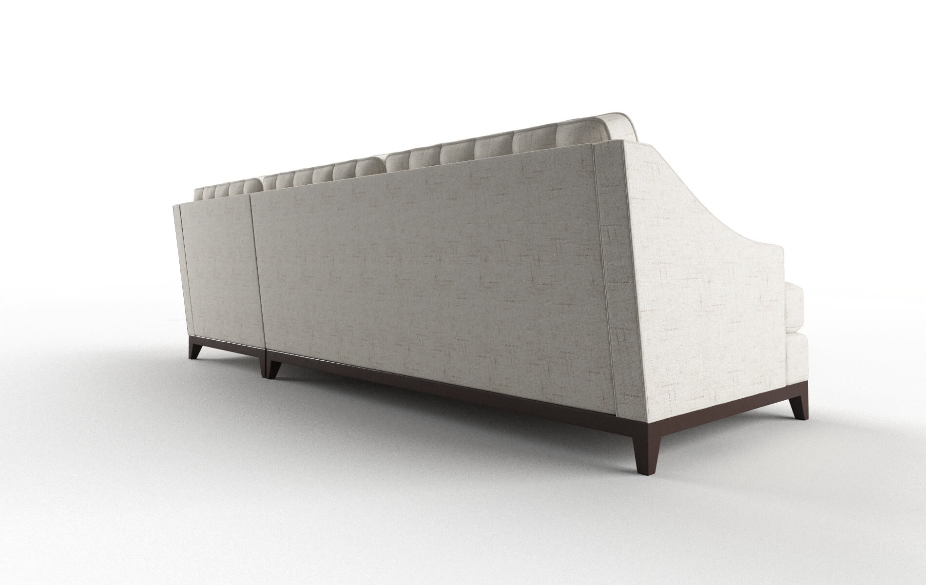 Geneva Derby Taupe Panel espresso legs 5