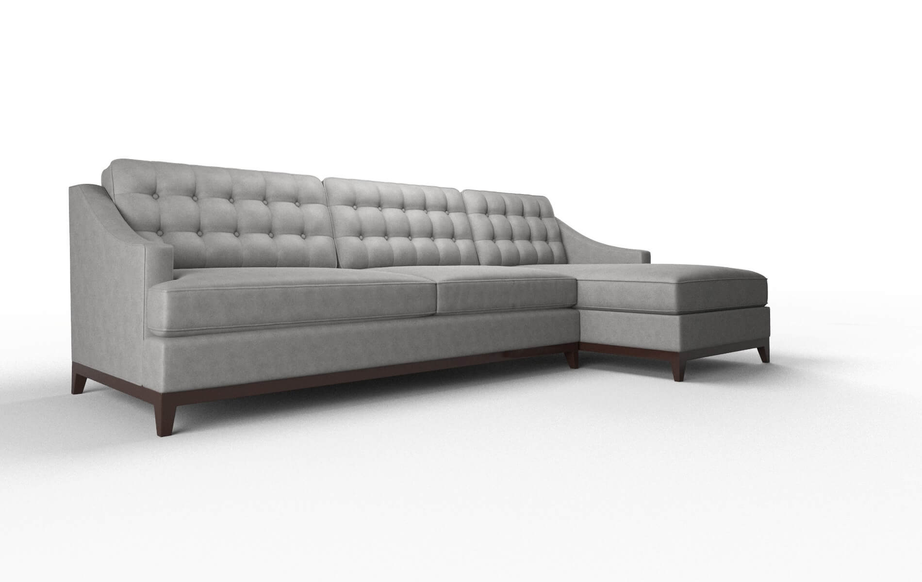 Geneva Dream_d Charcoal Panel espresso legs 2