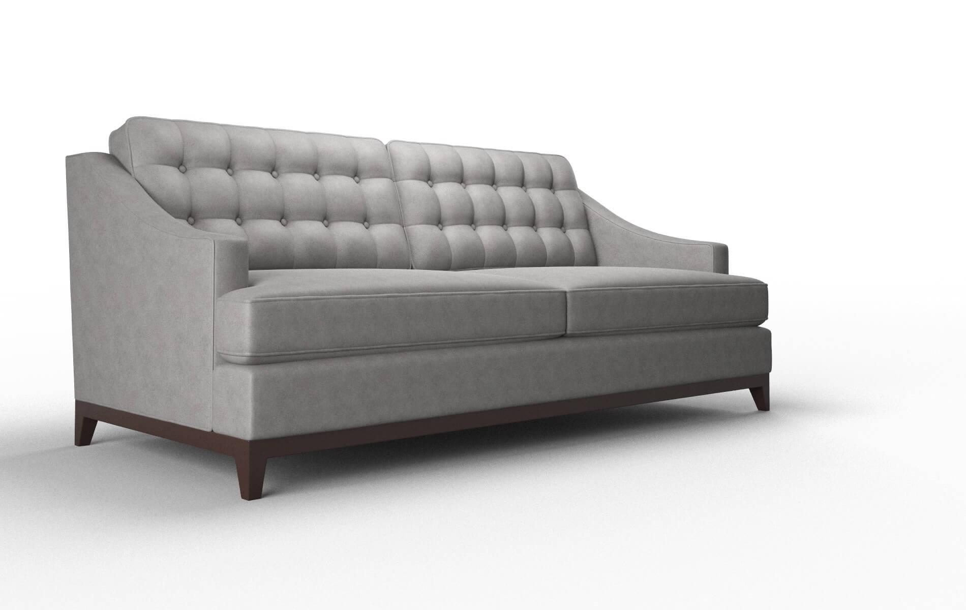 Geneva Dream_d Charcoal Sofa espresso legs 2