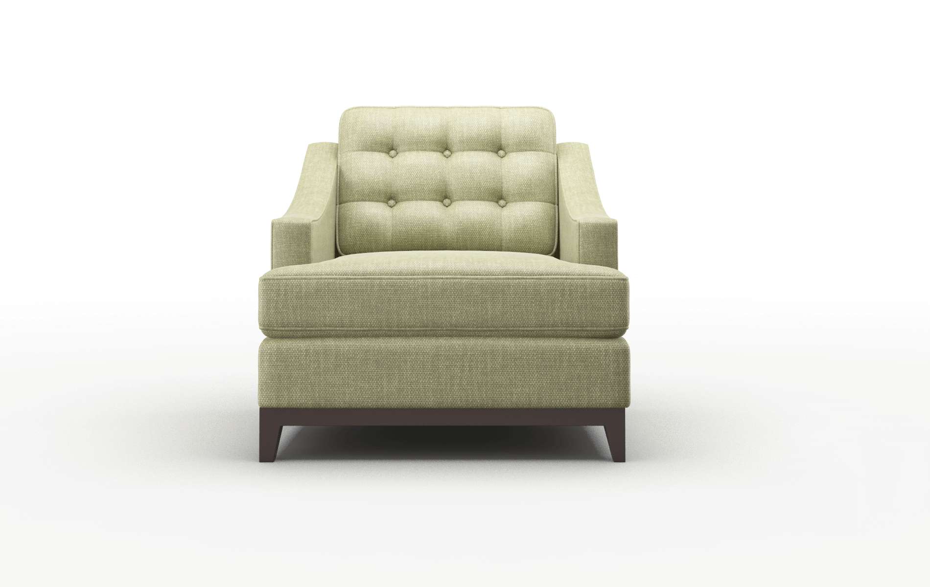 Geneva Durham Lime Chair espresso legs 1