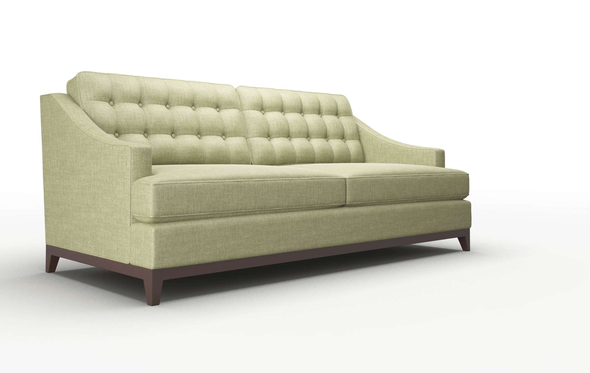 Geneva Durham Lime Sofa espresso legs 2