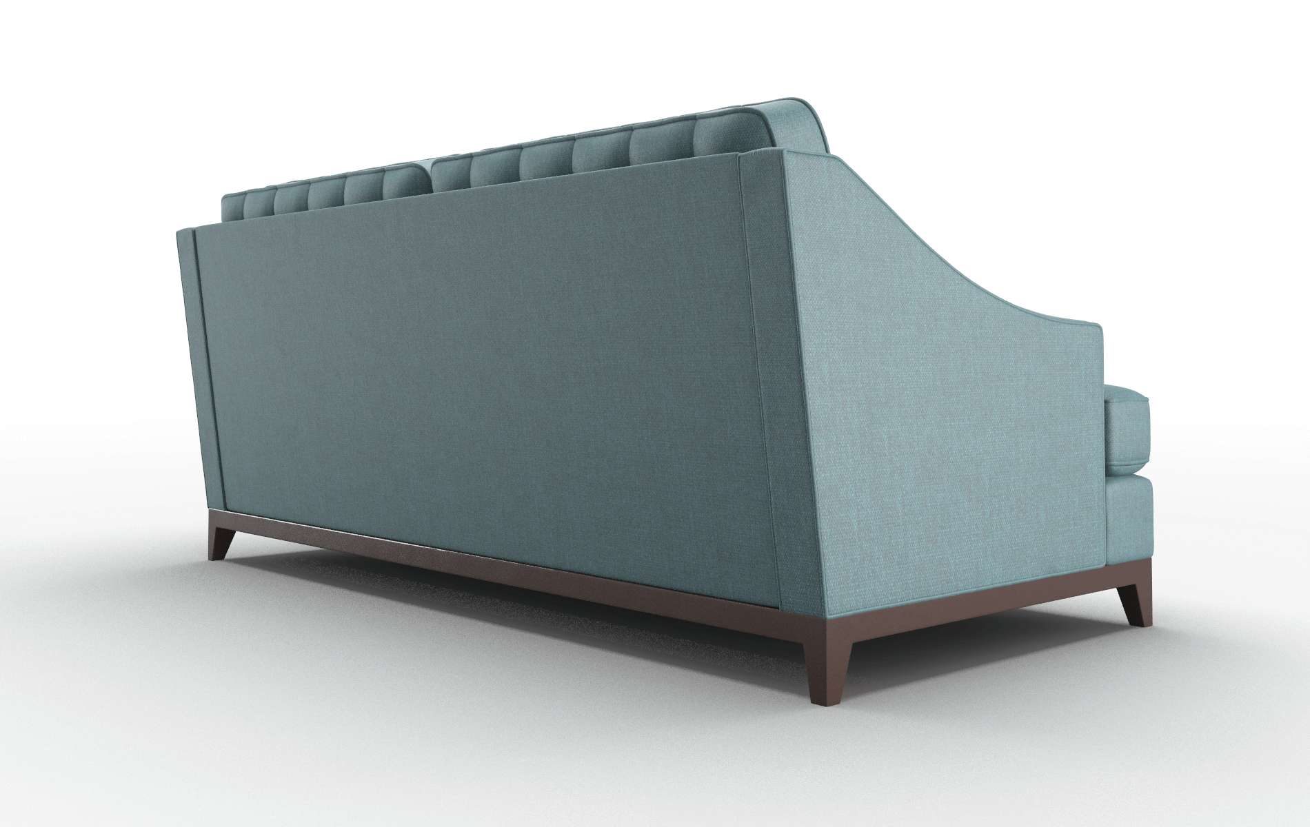 Geneva Elliot Teal Sofa espresso legs 5